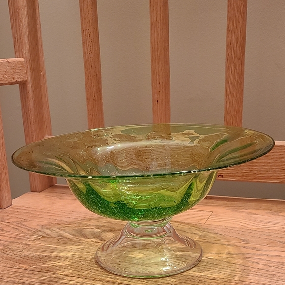 Bullicante blown glass centerpiece compote bowl - Picture 4 of 6